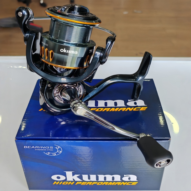 بكرة صيد Okuma معدنية بالكامل، - مراجعة Trolling Reel وسعره